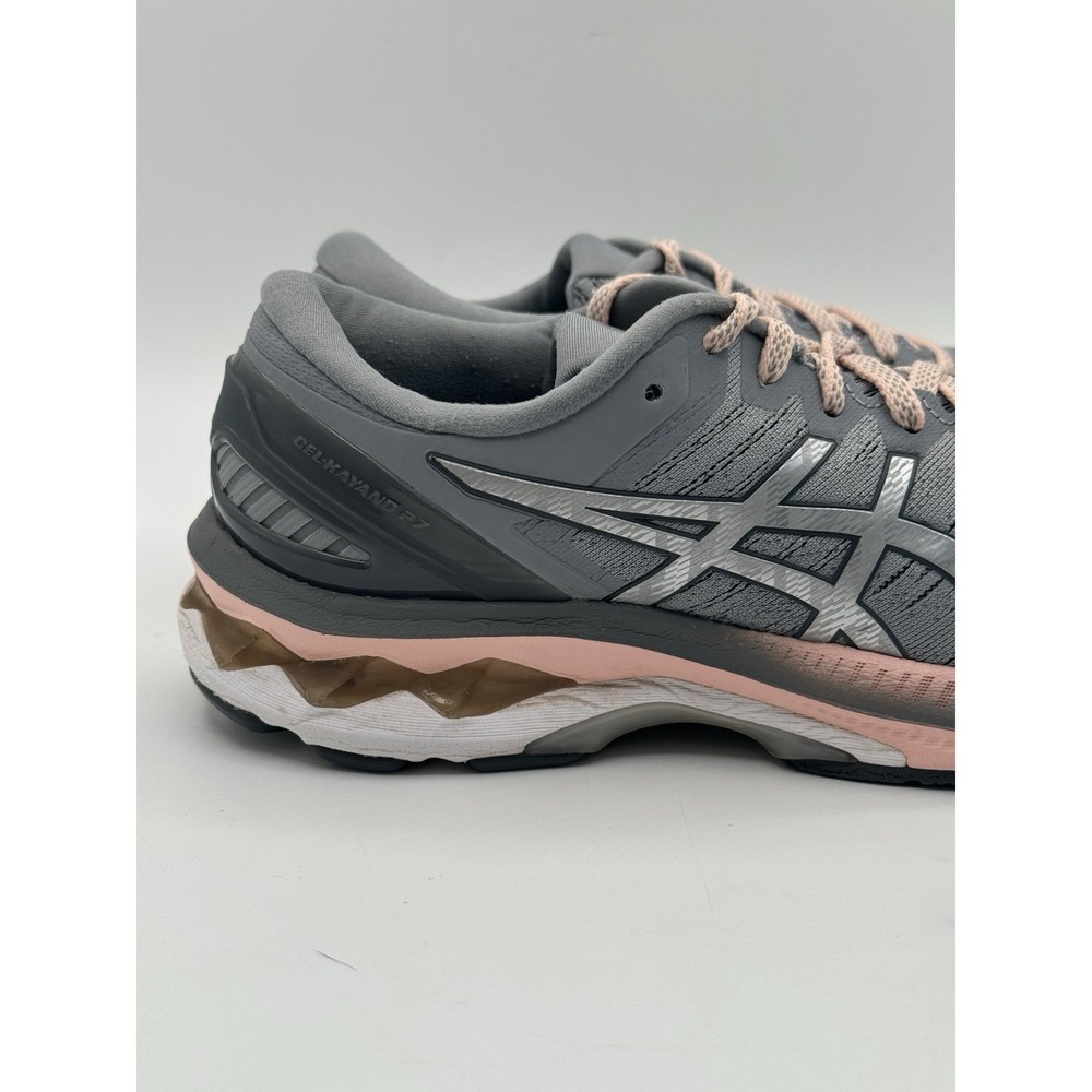 ASICS Gel-Kayano 27 Women's Running Shoes Size 9 Gray Peach 1012A649 - Picture 3 of 13